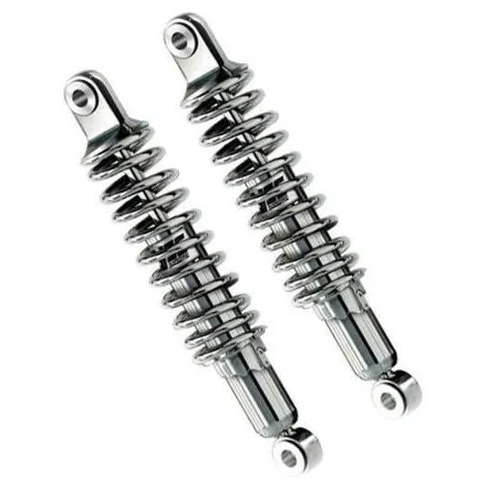 Amortisseurs moto universels RD222-P ressort chrome 280 à 370mm | YSS