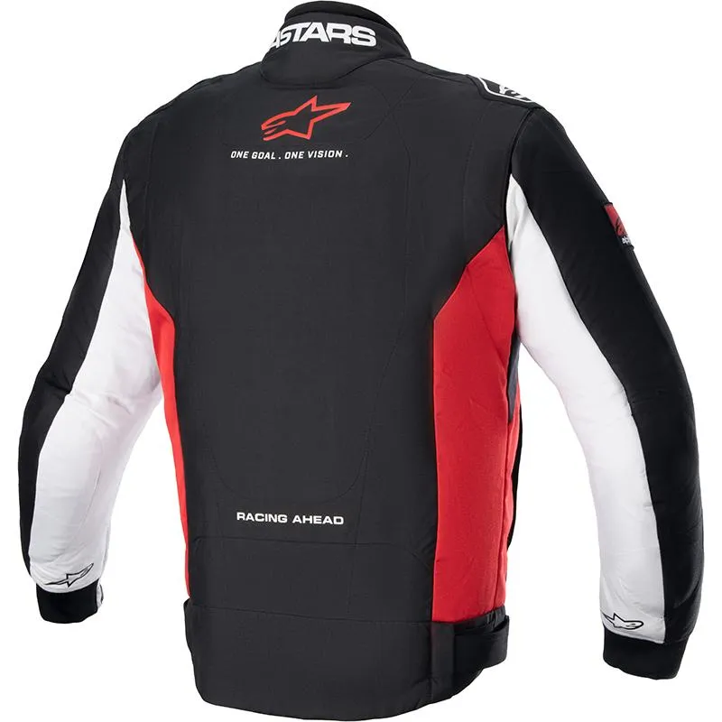 Blouson MONZA SPORT ALPINESTARS noir/rouge/blanc - MAXXESS.FR, Blouson moto textile