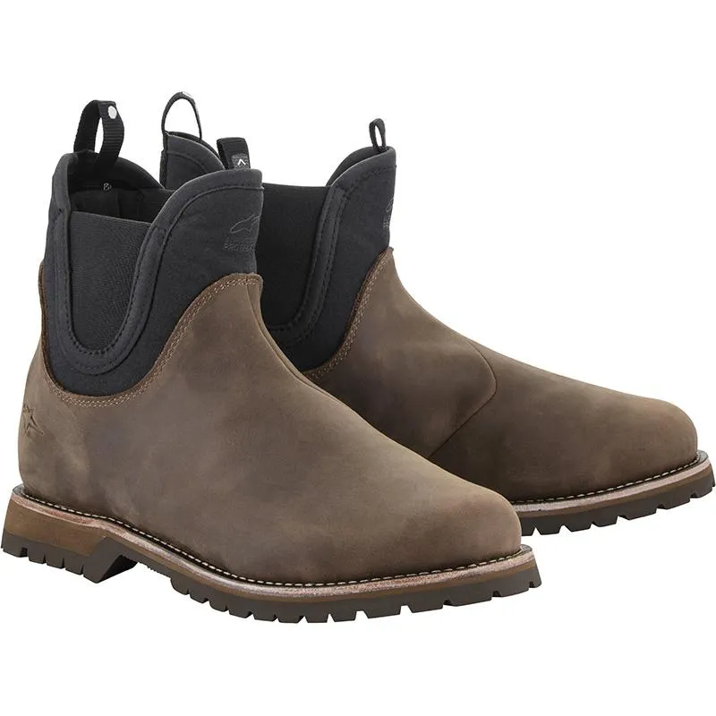 Bottines TURNSTONE ALPINESTARS chocolat - MAXXESS.FR, Chaussures moto