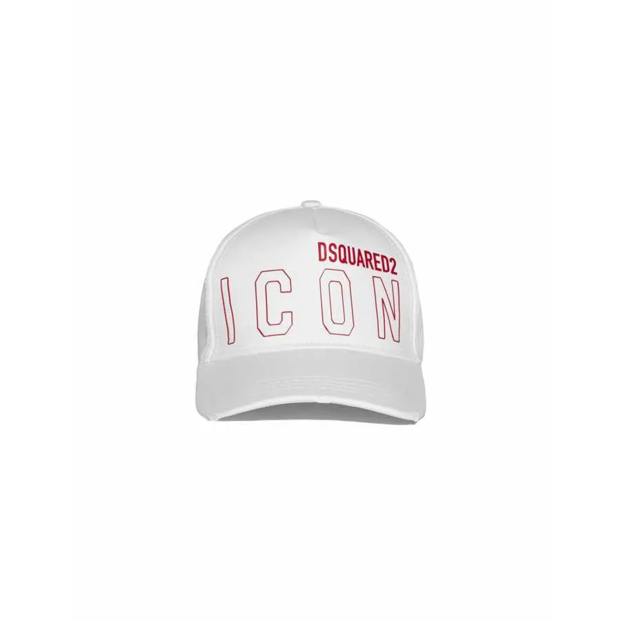 Casquette Blanche Icon - Dsquared2 pour homme