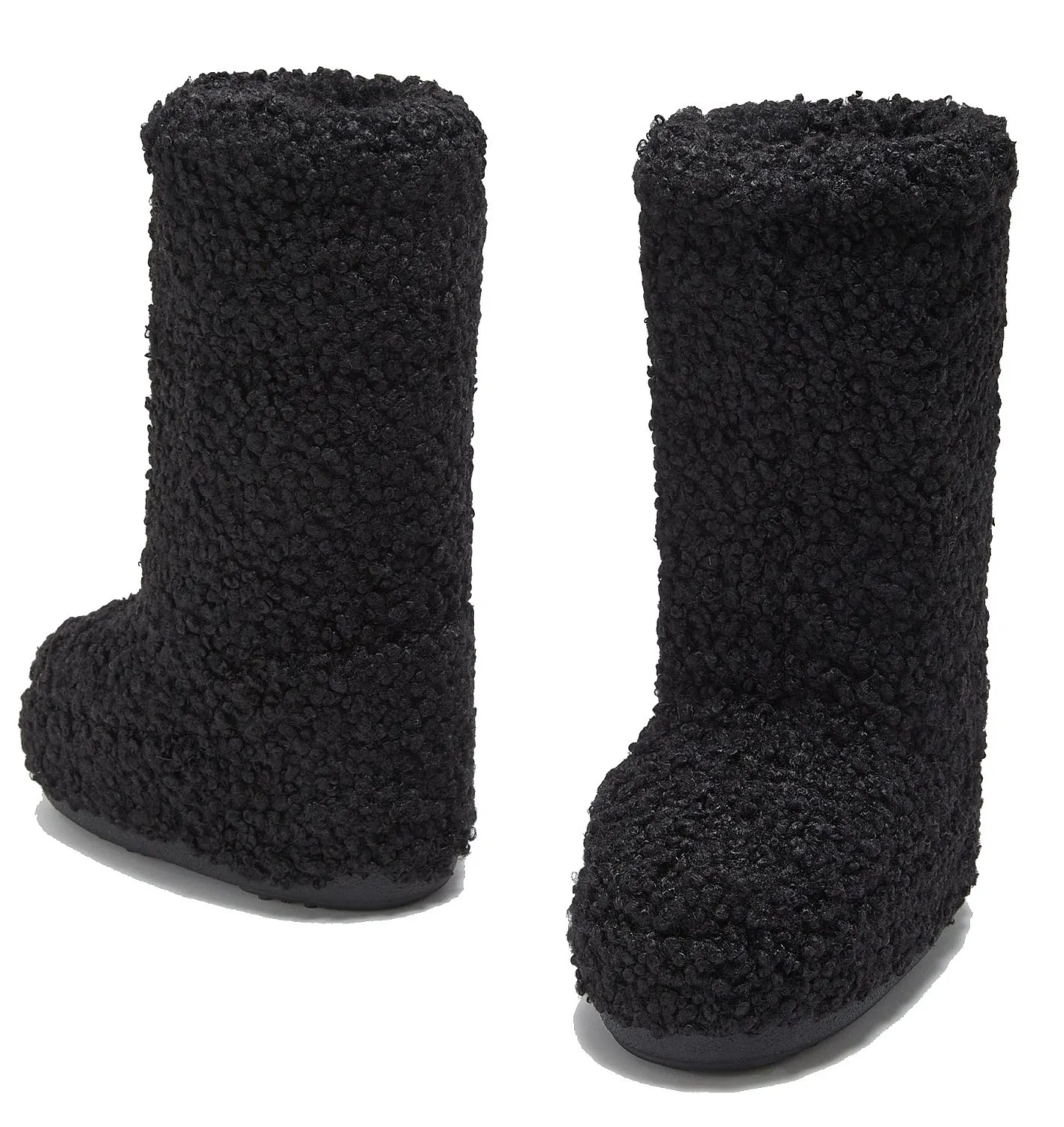 chaussures Tecnica Moon Boot Icon Faux Curly - Black - women´s