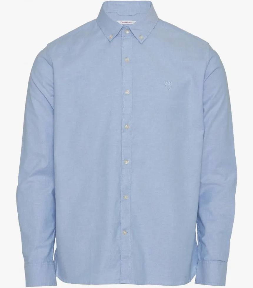 Chemise en coton bio Oxford Owl Lapis Blue