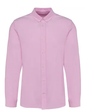 Chemise Oxford manches longues - Homme - PK503 - rose 