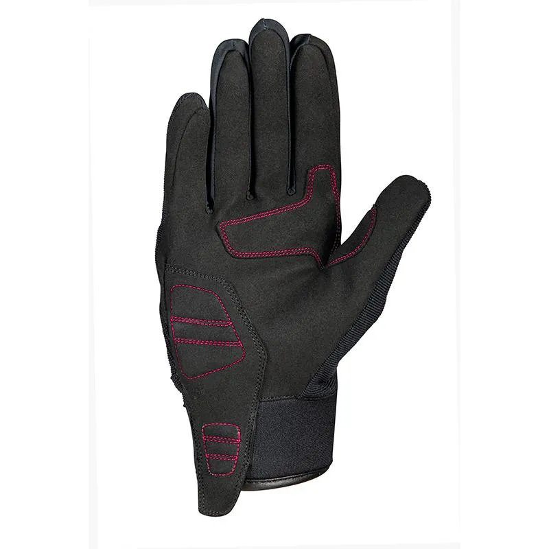 Gants RS DELTA LADY IXON noir/fushia - MAXXESS.FR, Gants moto été