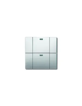 Interrupteur 2 Touches Waveline Pure Stainless Steel 2CKA006730A0042 ABB 587870
