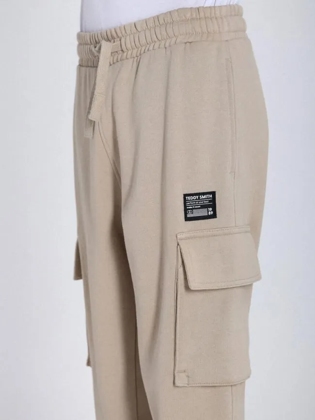 Jogging cargo rec beige garçon - Teddy Smith | wimod