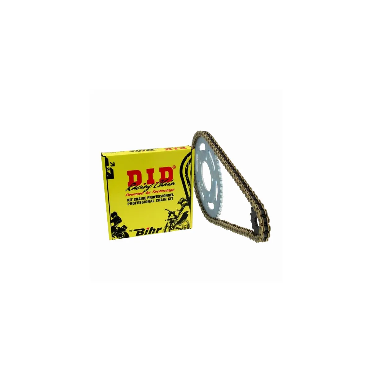 Kit chaine 520 acier DID - 250 XL R 1984-1987