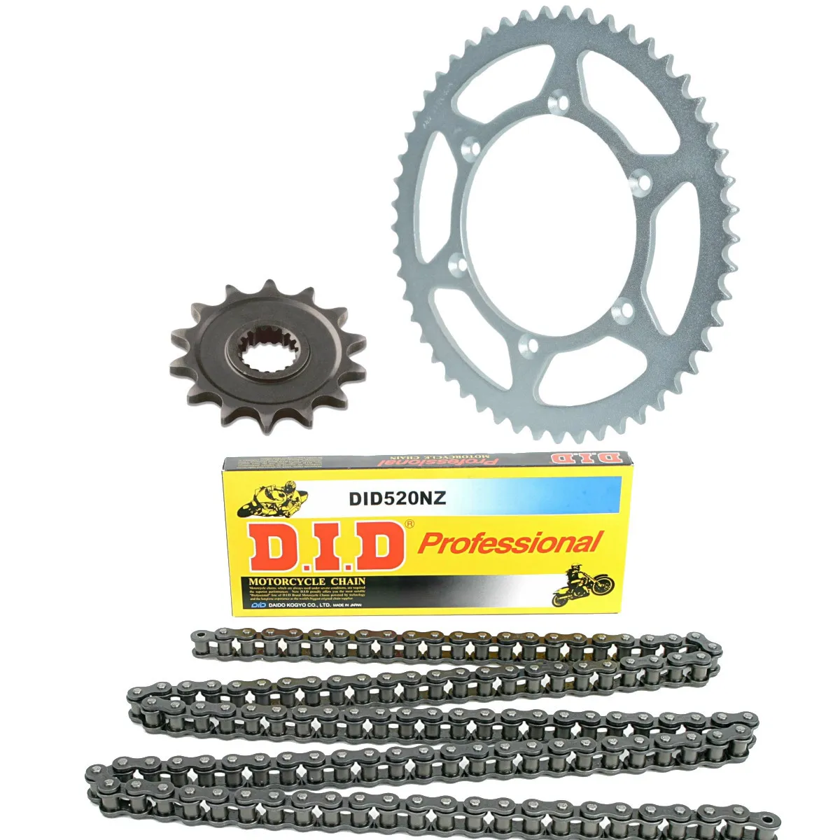 Kit chaine 520 alu DID - SUZUKI RM-Z 250 2013 - NZ