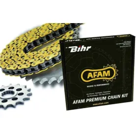 Kit chaîne AFAM 520XSR 15/43 super-renforcé - piecemotoquad