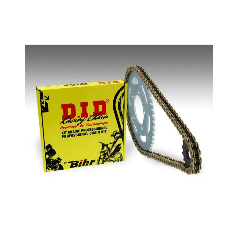 Kit chaîne DID/PBR 525VX3 15/42 renforcée - couronne standard