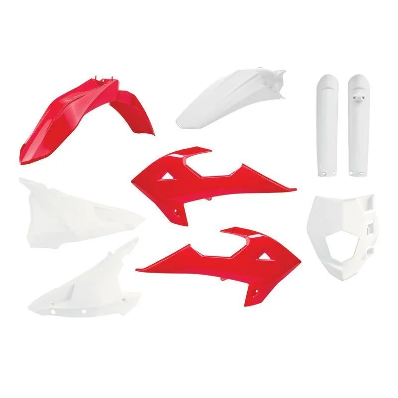 Kit plastiques POLISPORT couleur origine Gas Gas - piecemotoquad