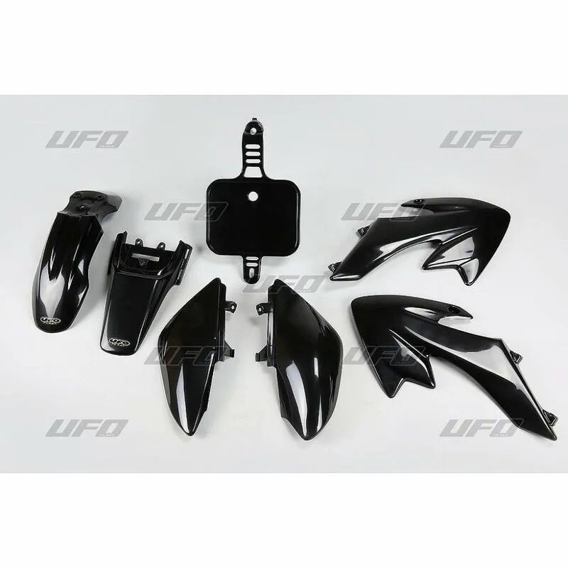Kit plastiques UFO noir Honda CRF50F - piecemotoquad
