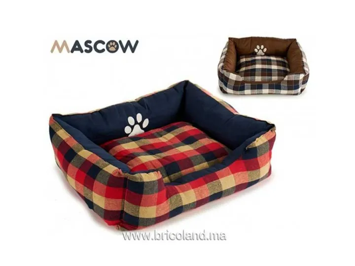 Lit pour chien & chat rectangulaire 50 x 60 x 15 cm