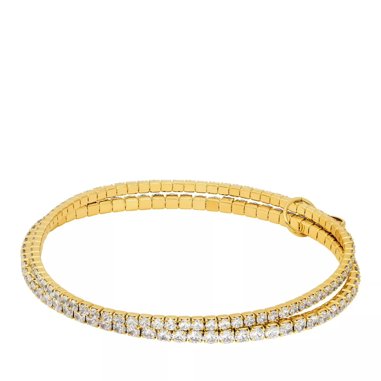 Michael Kors Michael Kors 14K Gold-Plated Brass Double Bracelet Gold | Bracelet