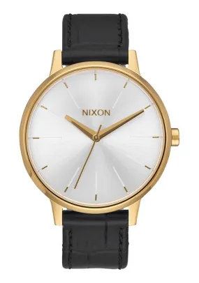 Nixon - Kensington Leather Gold Black Gator