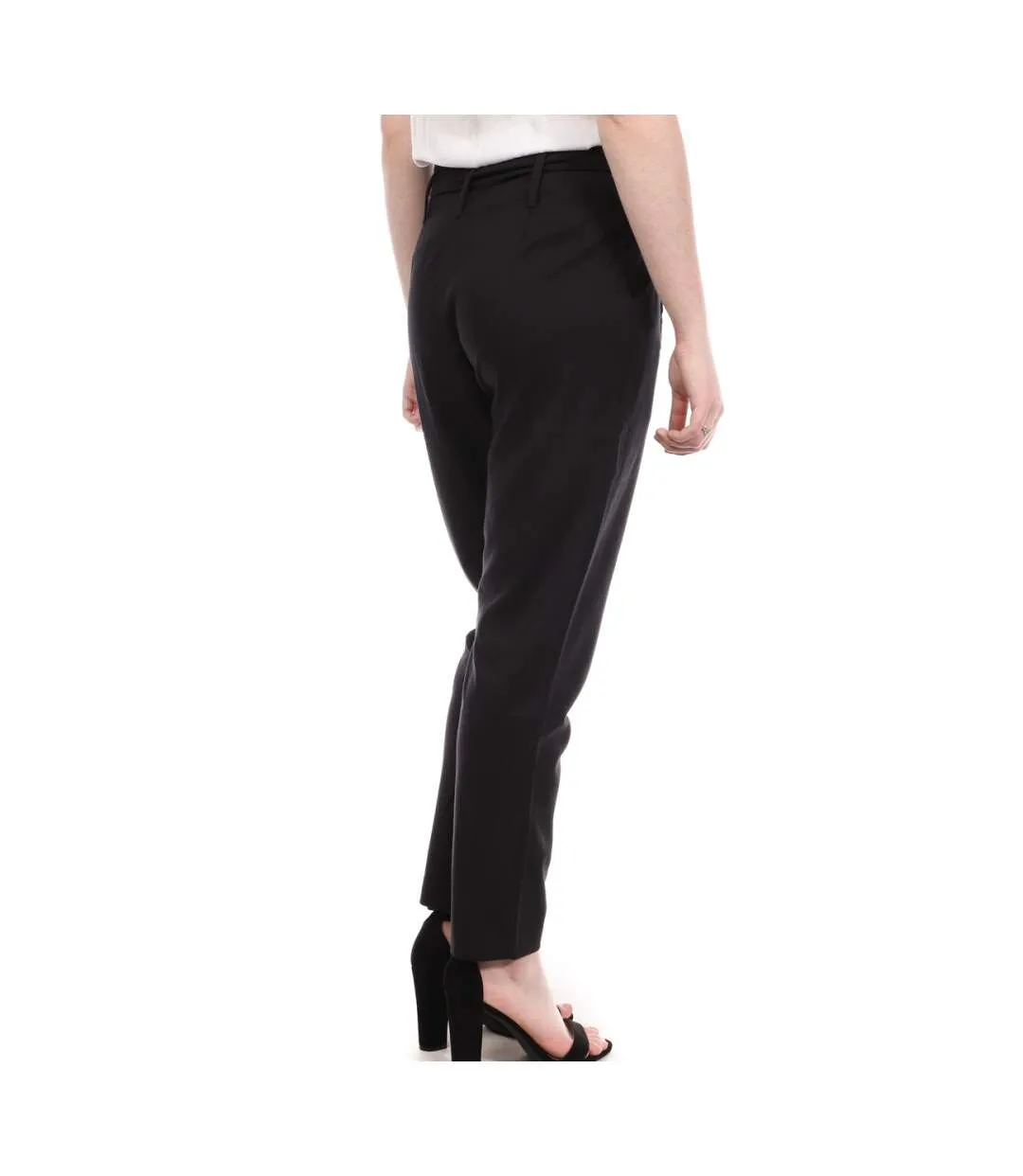 Pantalon Fluide Noir Femme Teddy Smith Paquito