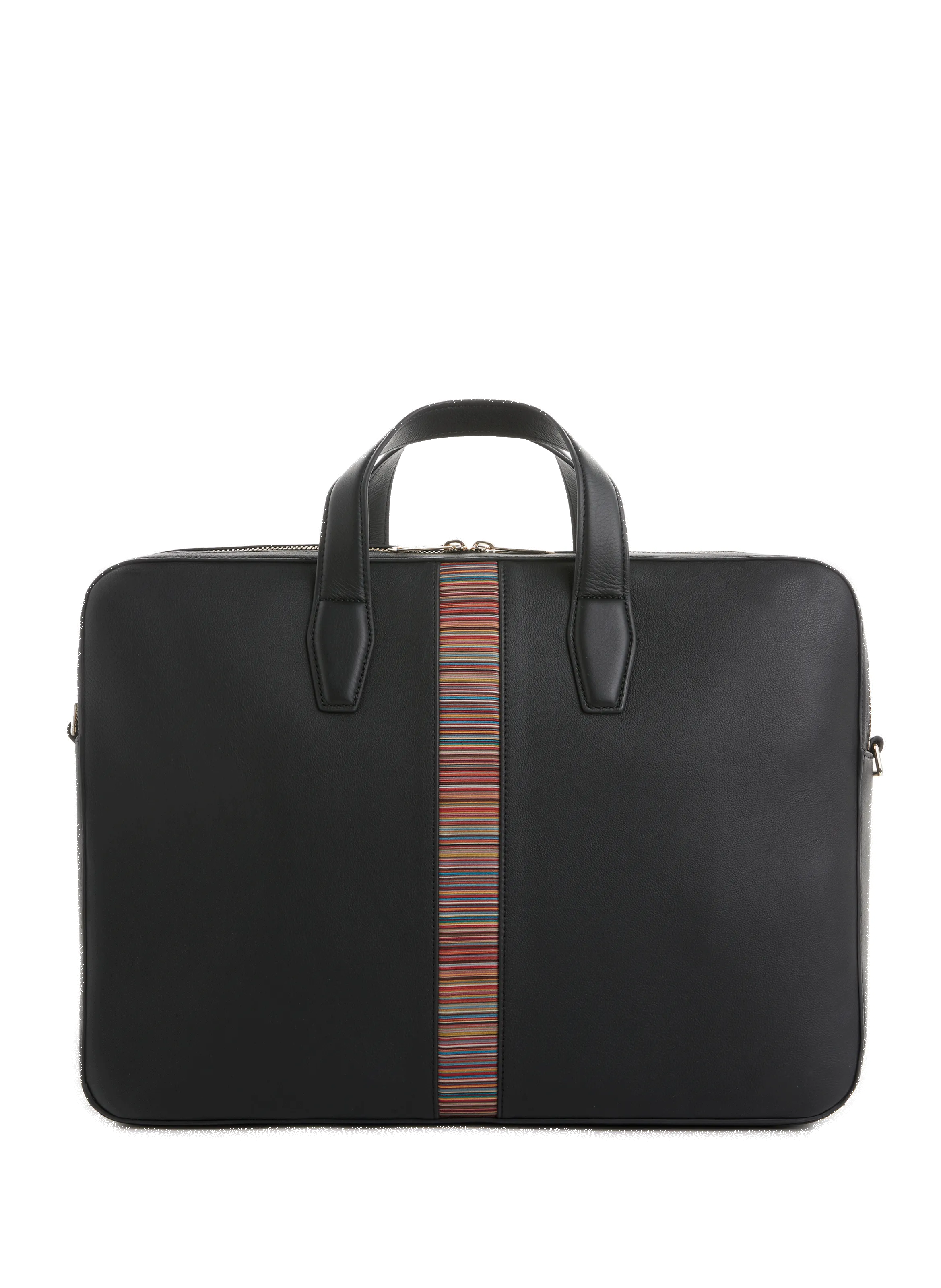 PAUL SMITH  Porte-documents en cuir - Noir