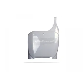 Plaque numéro frontale Polisport blanc Honda:PS213W01 - piecemotoquad