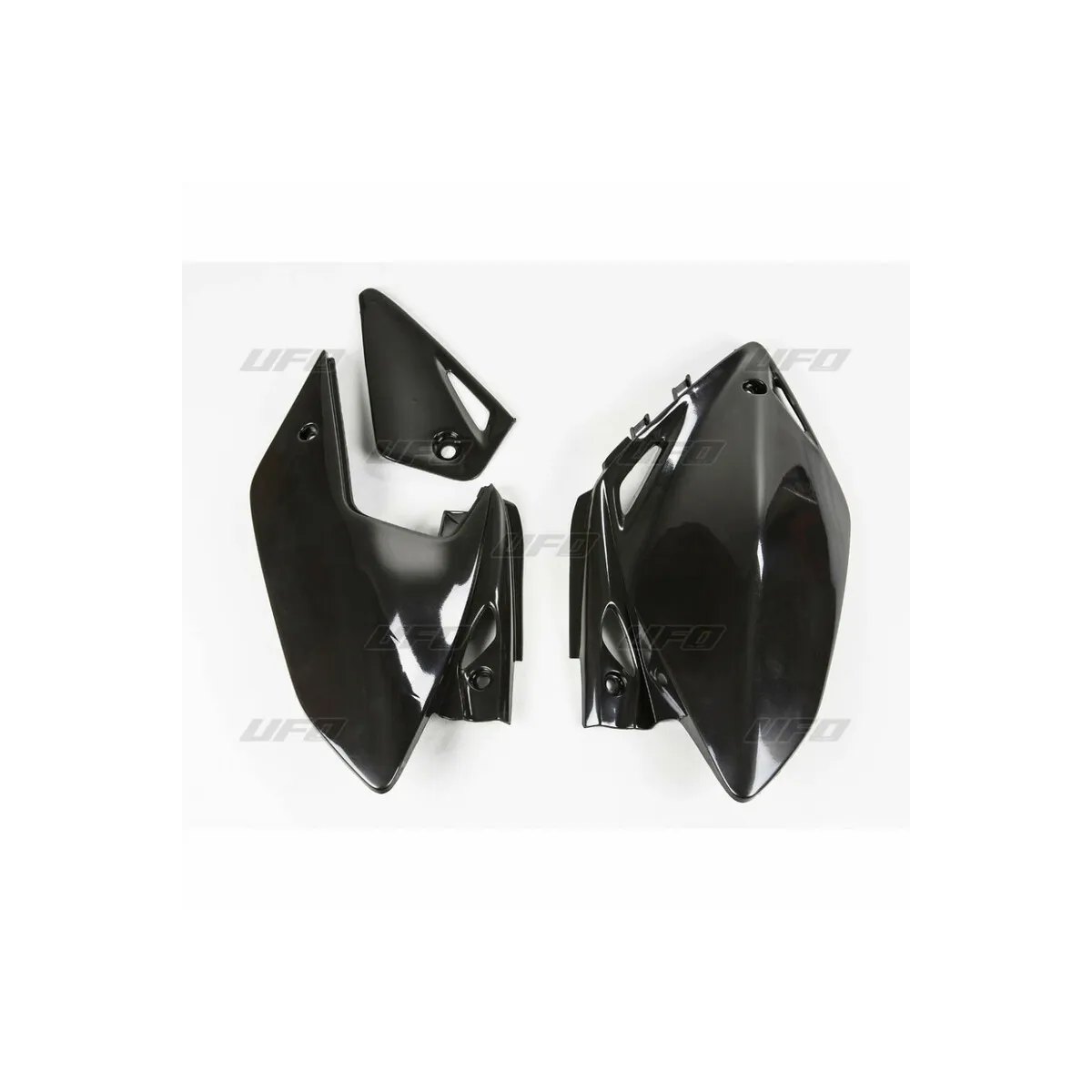 Plaques latérales - Noir - UFO Honda 450 CRF X 2005-2016