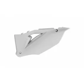 Plaques latérales polisport blanc kawasaki kx450 - piecemotoquad.fr