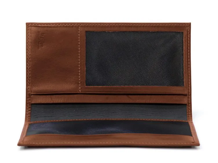 Porte-chéquier en cuir - gold - 419