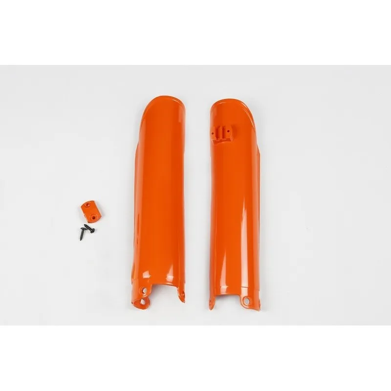 Protections de fourche UFO orange KTM - piecemotoquad