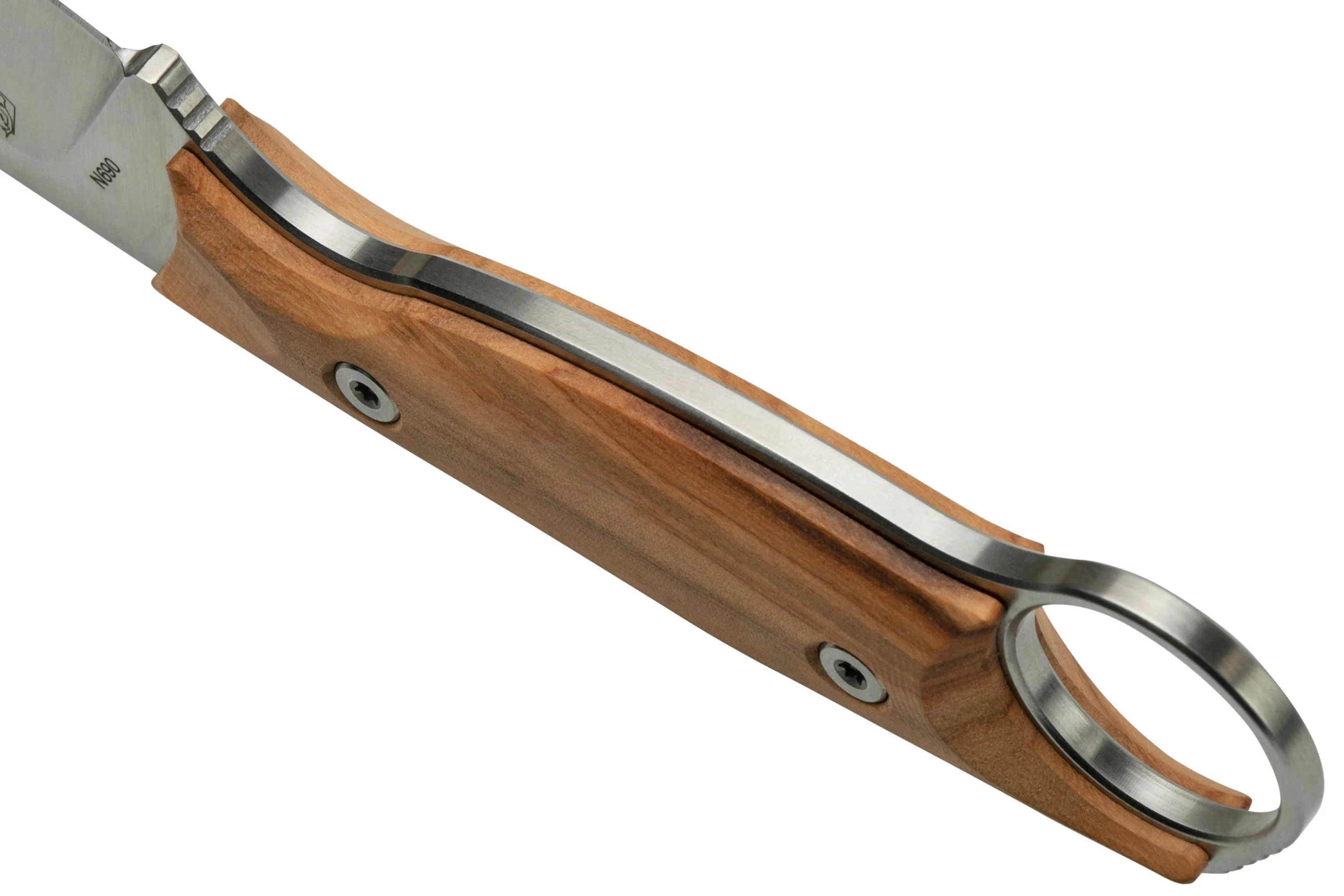 Real Steel Furrier Skinner Olive Wood 3611W couteau fixe, Ivan Braginets design