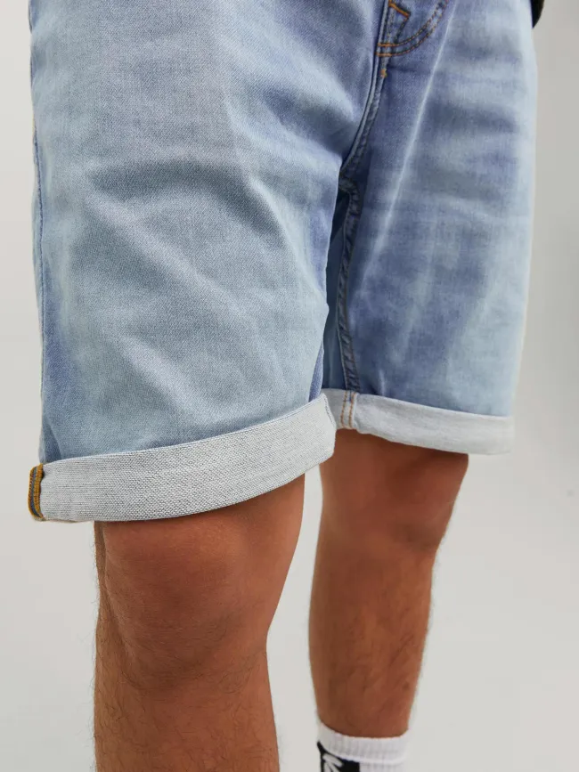 Short en jean rick icon 625 bleu clair homme - Jack & Jones | wimod
