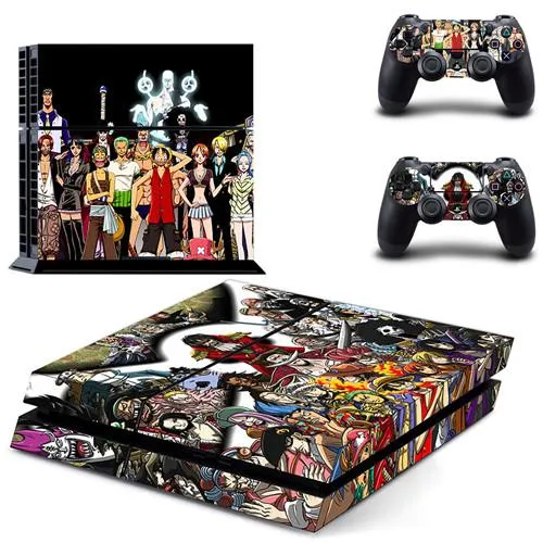 Sticker PS4 One Piece   Gold Roger
